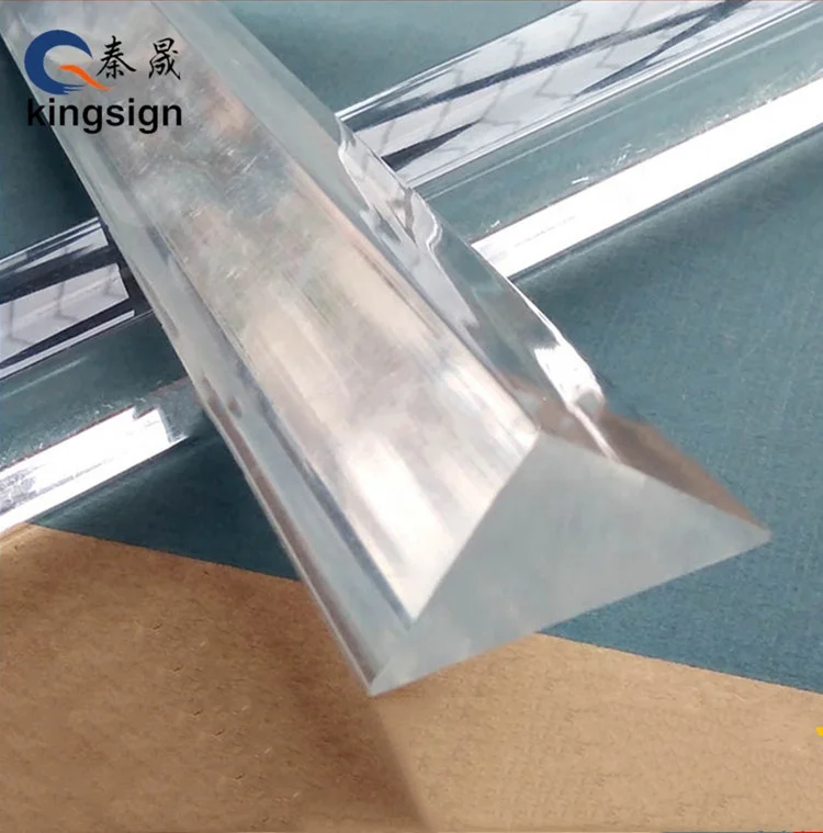 KINGSIGN хороший отзыв Прозрачный квадратный акриловый стержень пластиковая акриловая палочка