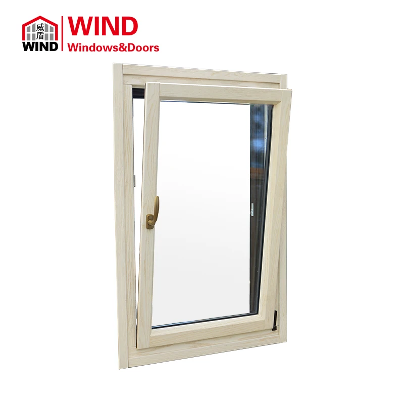 WIND is a hot seller. It can be equipped with modern design aluminum clad wood windows with excellent thermal insulation