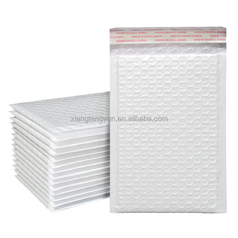custom logo mailing shipping bag padded bubble poly wrap packaging mailing bag