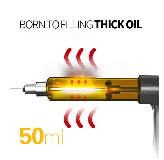 
2019 Handheld Portable Semi Automatic Filling Gun Cbd Oil Vaporizer Wax Vape Pen 510 Cartridge Filling Machine 