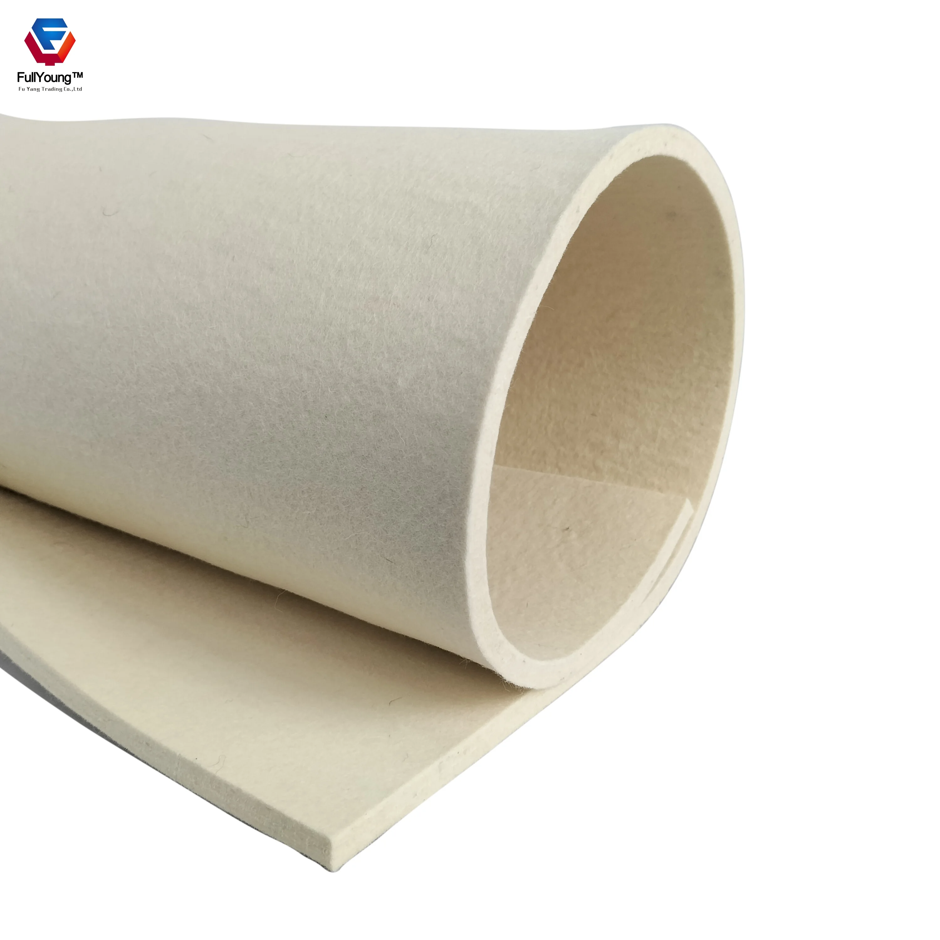 2/3/4/6/7/8/10/12/20/25/30/40/50mm white colour insulation waterproof recycled stainless industry 100% merino wool felt fabric