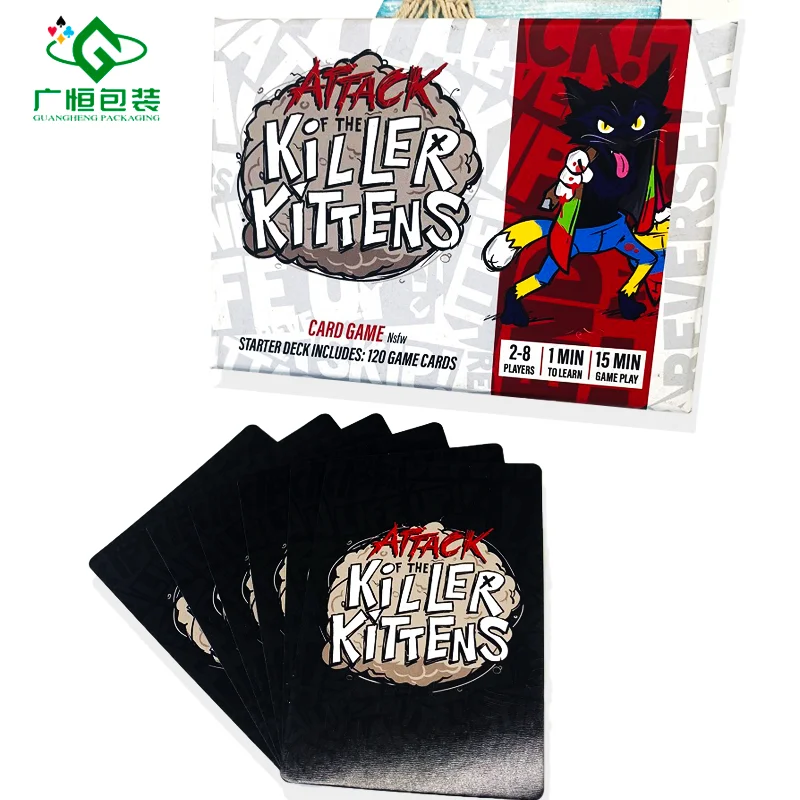 Customized printing Card Games Interesting Team Playing Cards  chinese bridge card game supplier