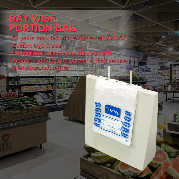 Poly Transparent Hdpe Clear Disposable Pe Polythene Food Packaging Plastic Bag