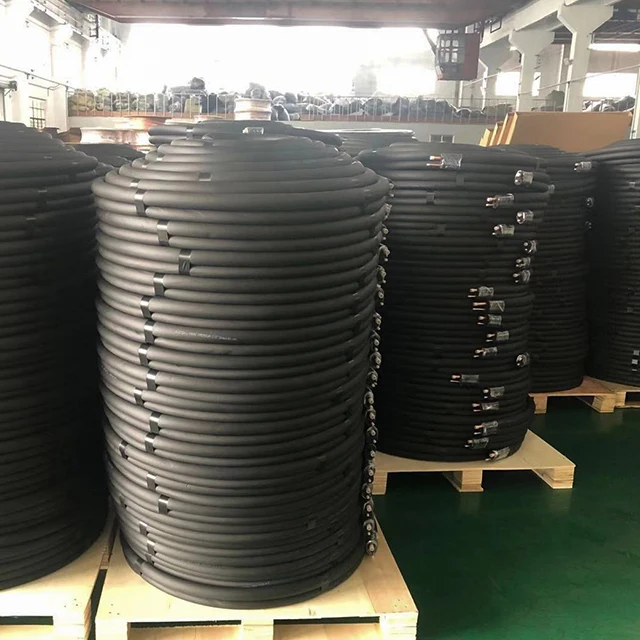 Air Conditioner Copper Connect Pipe Split Air Conditioner Pre Insulation Refrigeration Copper Tube Line Set