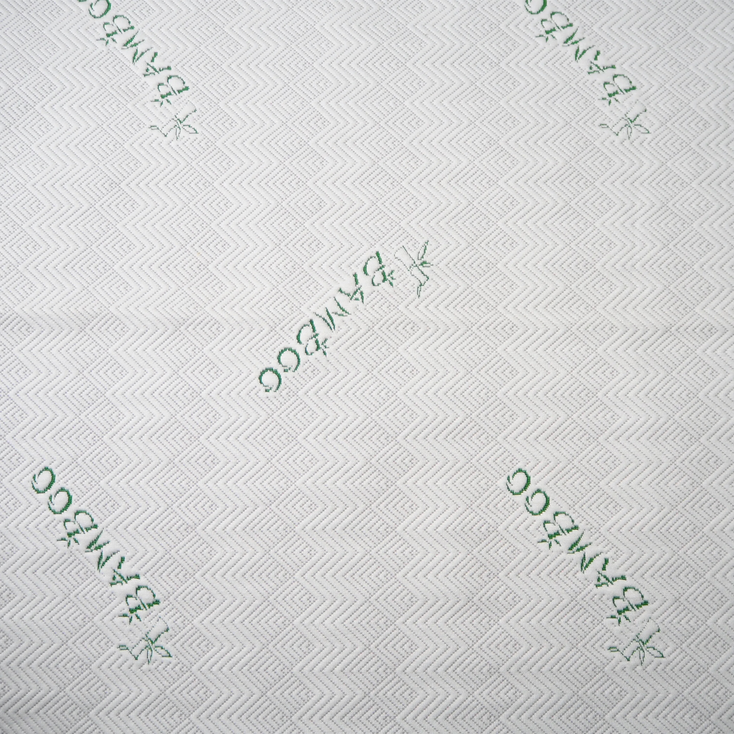 Textiles Skin Friendly Upholstery Designer Bamboo Fiber Knitted Jacquard Mattress Ticking Fabric