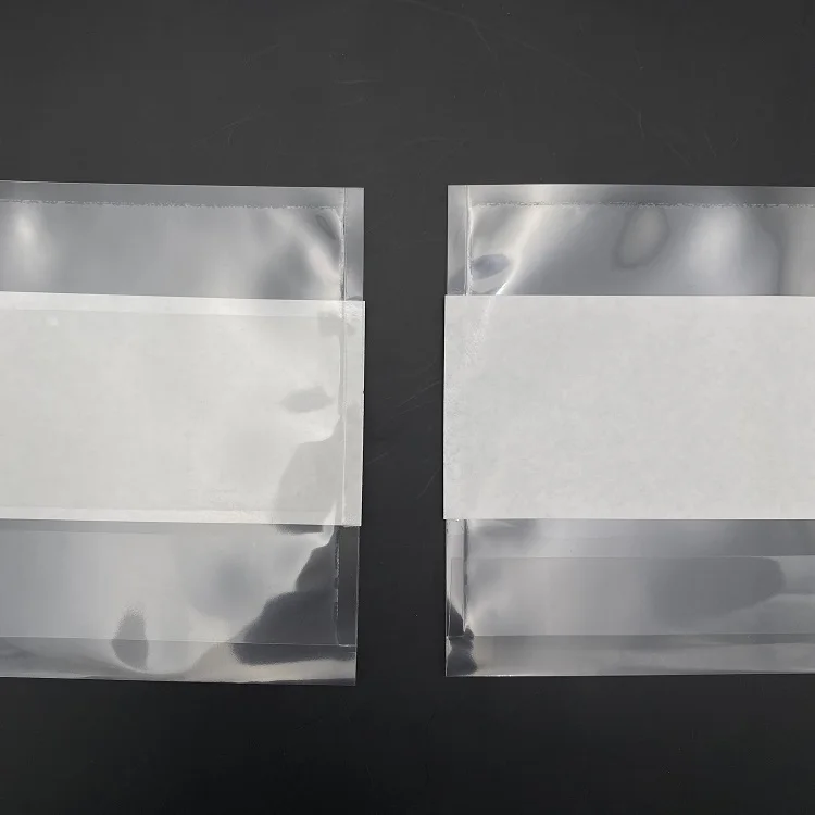 Factory Customized Mini Packaging Transparent OPP Card Document Mask Plastic Cosmetic Paper Envelope Storage Organizer Bag