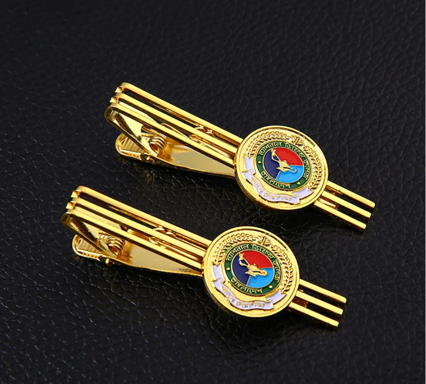 Custom Metal Luster Blank Tie Clip