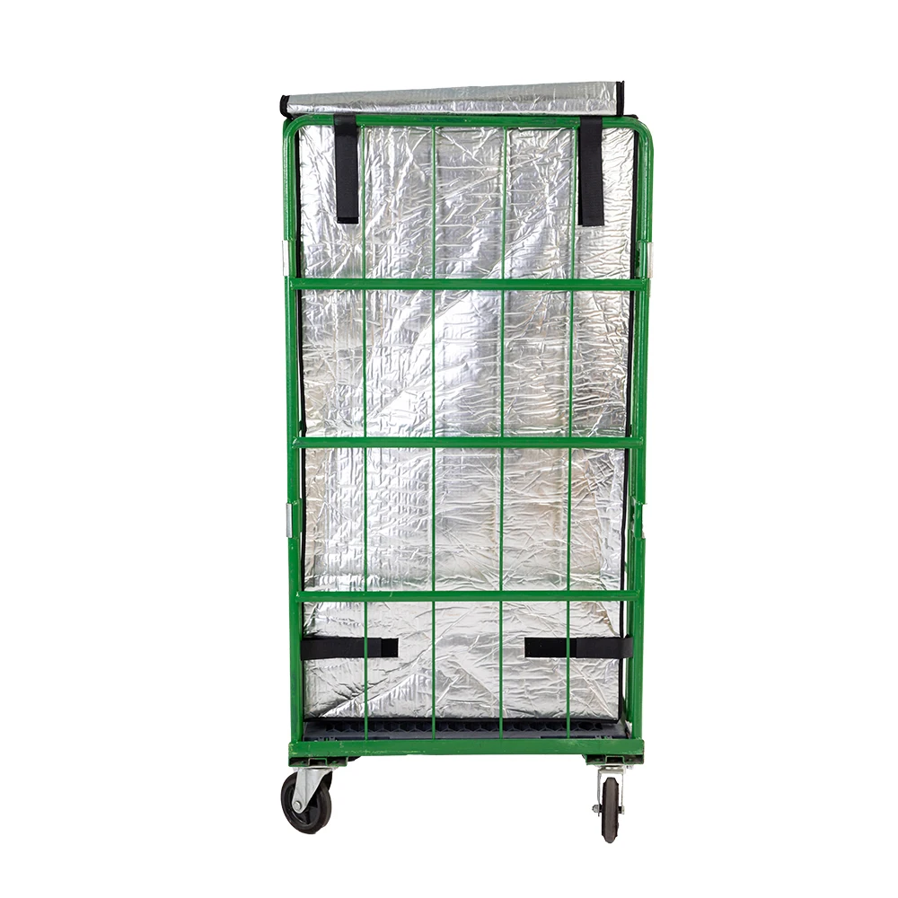 Подвижный контейнер для хранения материалов стальной роликовый багги с колесами
