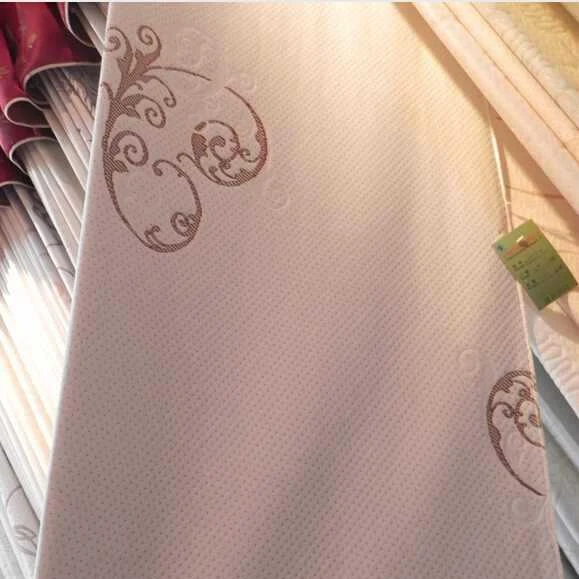 Cheap 100% polyester knitted jacquard mattress fabric for mattress cover