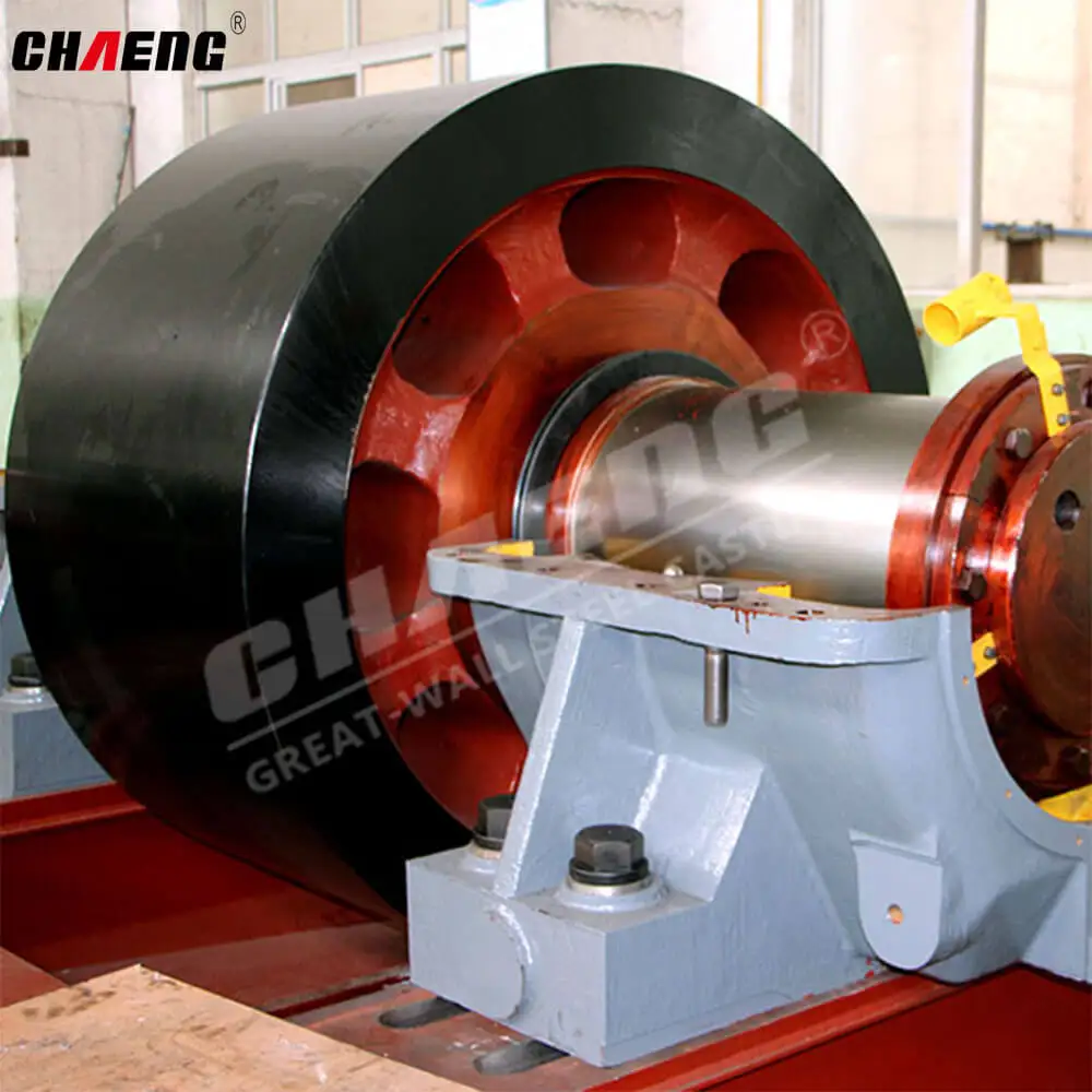 Rotary dryer support roller