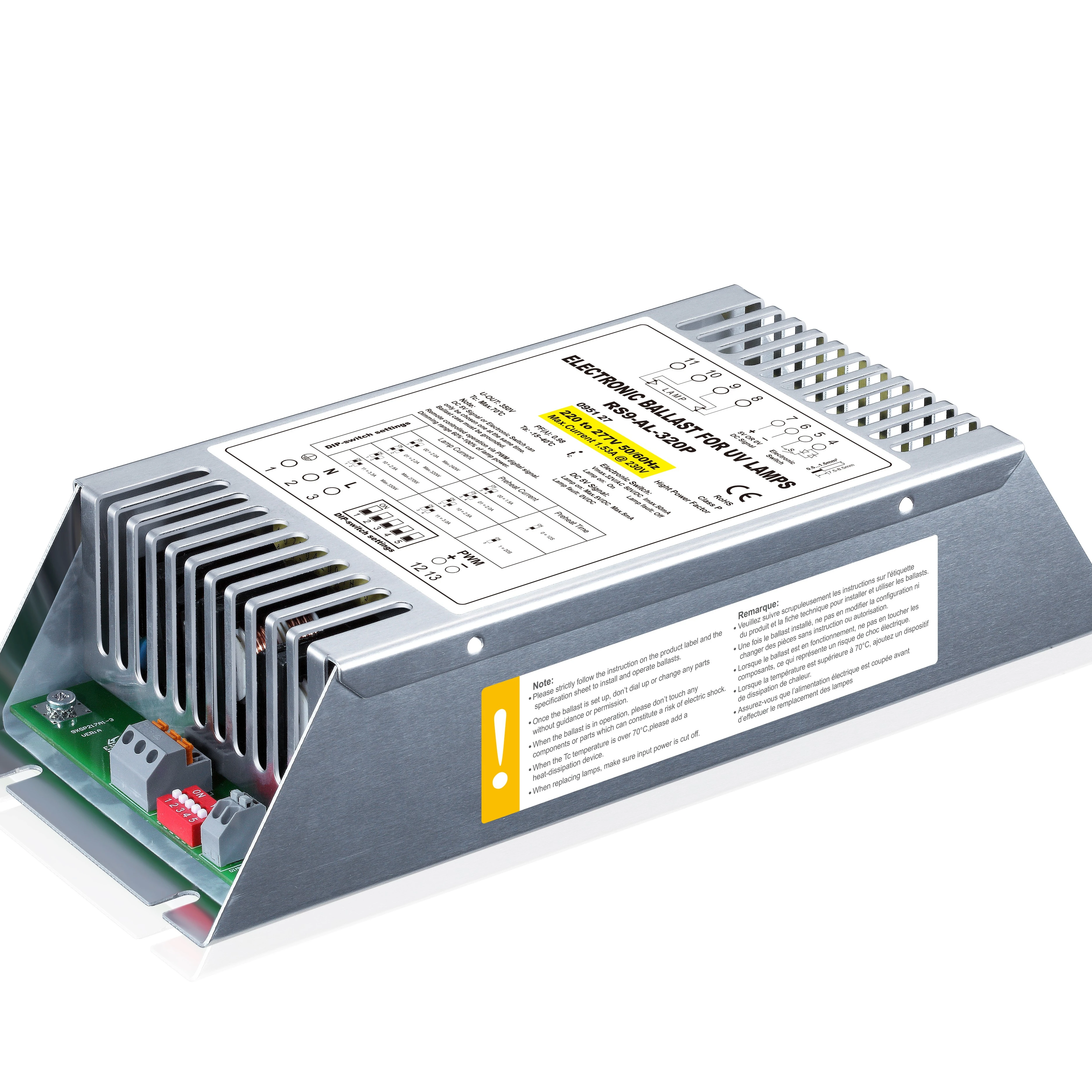 Профессиональная поставка UVC лампа Электронный балласт 200 ~ 330 Вт RS9-AL-320P Eectronic UV балласт