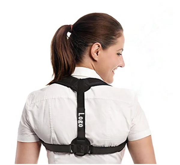 Low moq adjustable back posture corrector clavicle spine braces back slouching shoulder lumbar brace support belt