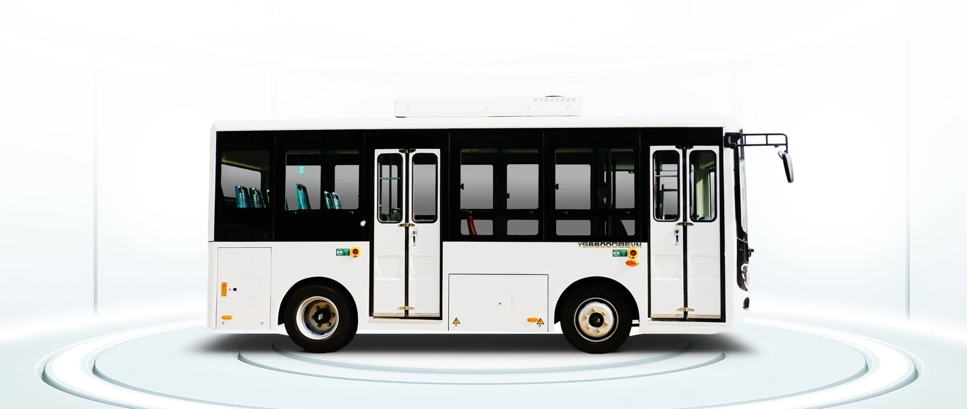 Hot-selling buses in stock New quality assurance Luxurious design 17-seater pure electric bus City bus Cheap and durable