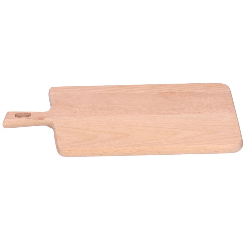Shende Natural Beech Wood Cutting Board With Handle