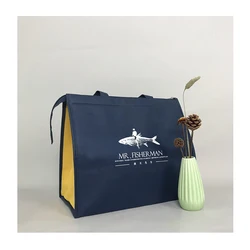 Сумка-холодильник для ланча с индивидуальным логотипом, многоразовая портативная изолированная сумка-холодильник для ланча