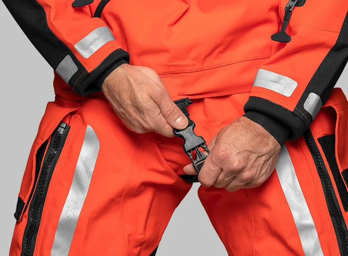 Fire Rescue Scuba Diving Breathable NAVY Fire Rescue Drysuit