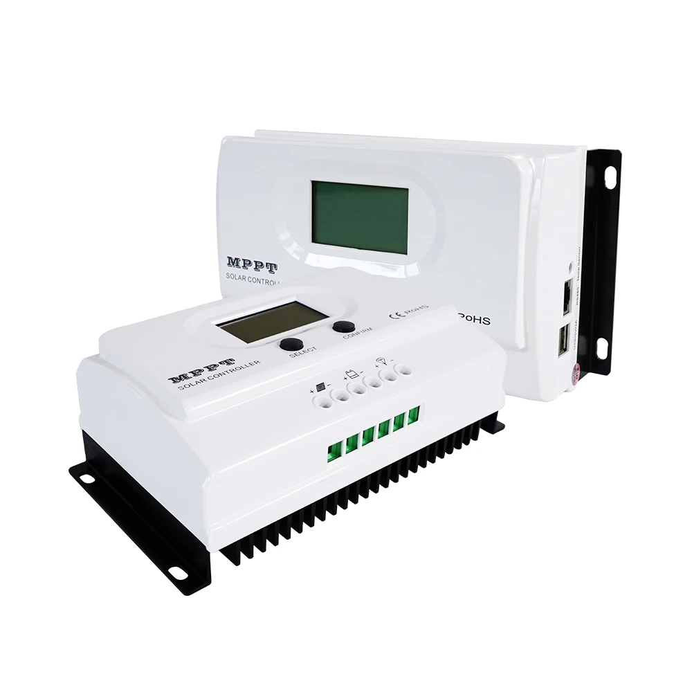 40A LCD Display MPPT Charge Controller 12V 24V Solar Panel Batteries Charger Solar Charge Controller