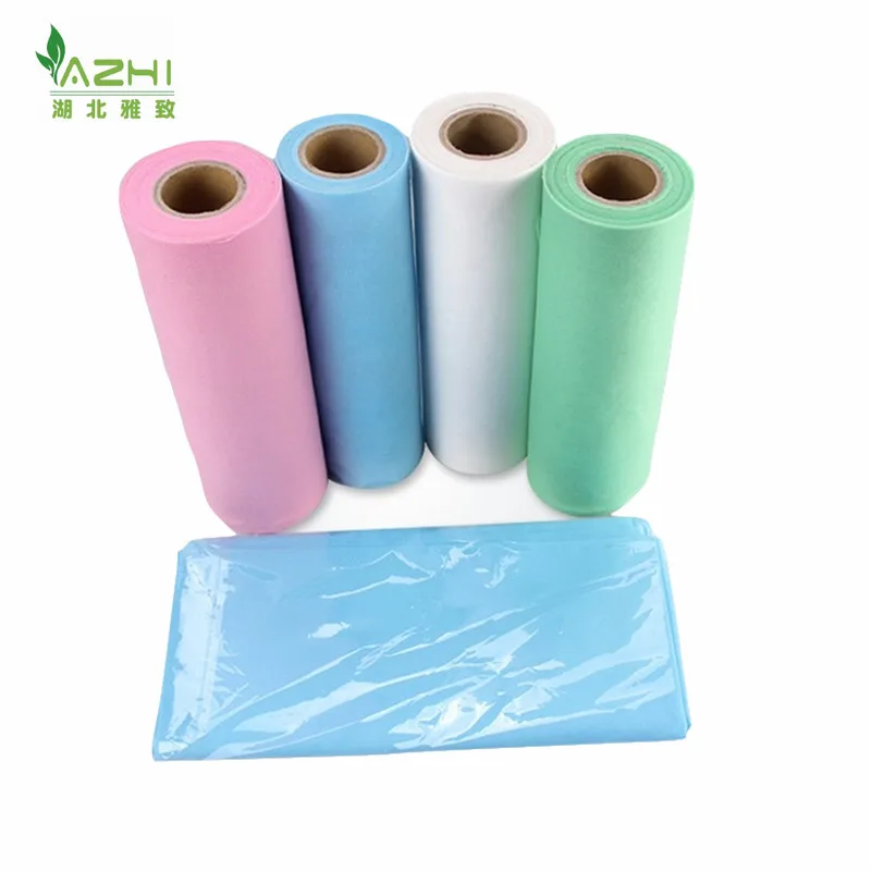 Skin Friendly Soft Disposable Bedsheet Polypropylene Non Woven Fabric Bed Sheets Roll PP Paper Bed sheet in Rolls