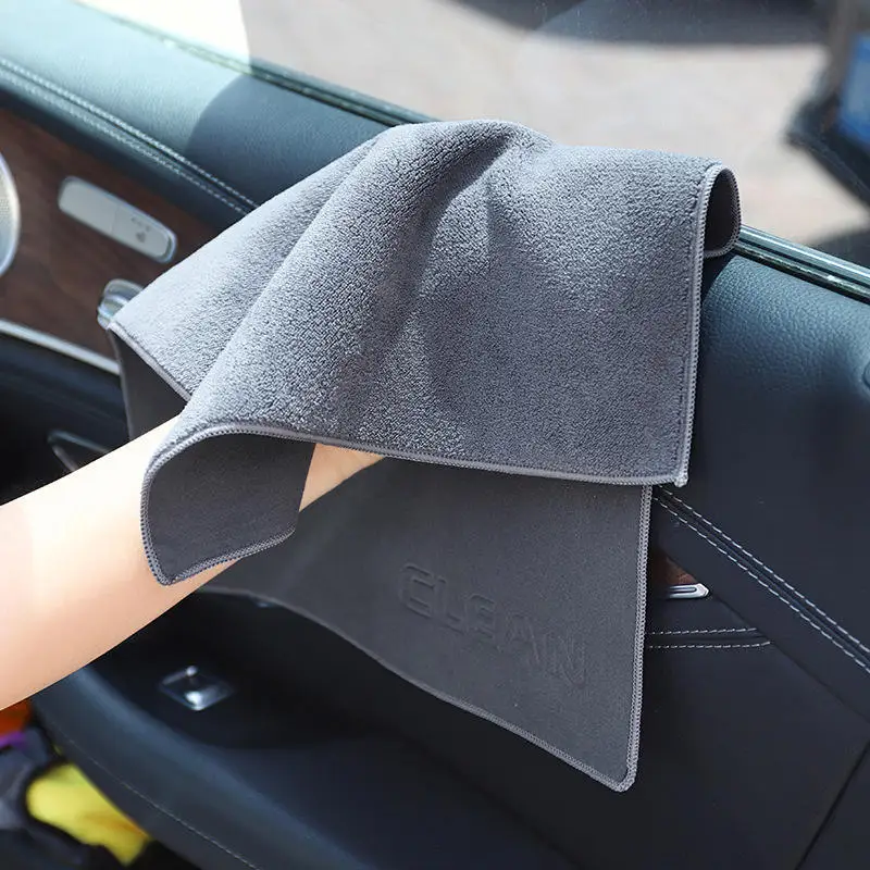 High Density Premium Microfiber Soft Skin-friendly Car Detailing Clean Towels Suede Thickened Car Polish Washing Towels