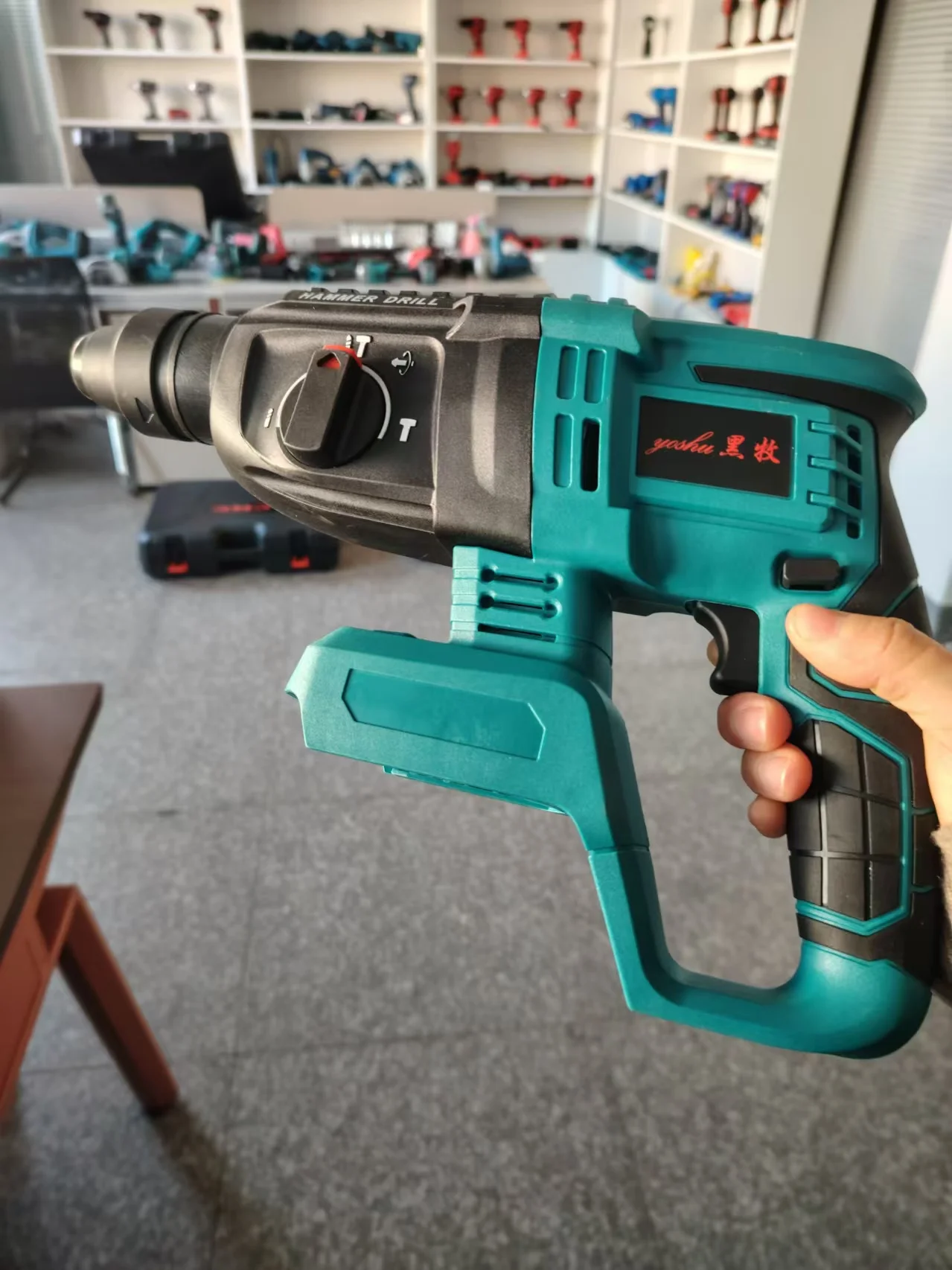 Makit 21V Cordless Power Tools Set Drill Angle Grinder Wrench Rotary Hammer Combo Kit for Hardware Repair Box Packaging