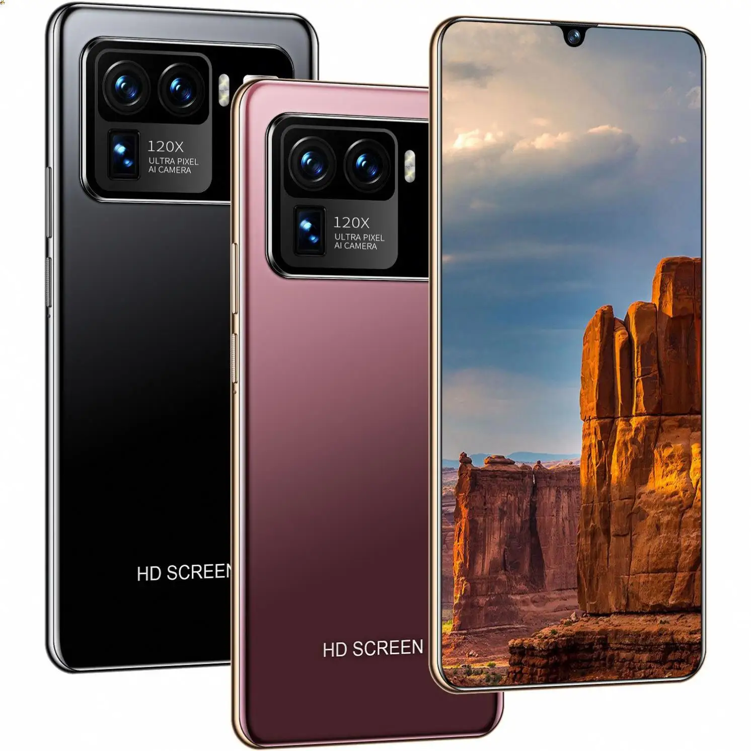 New mi 11 Ultra 5G Mobile Phone 7.3 inch 888 Four-curved Flexible Screenl 108MP Mi 11 Ultra 5G Smartphone