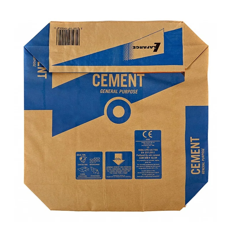 Import Goods From China Recyclable Waterproof Logo Kraft Paper Bag For Cement Kraft Paper Bag Logo 25kg40kg50kg paper sack