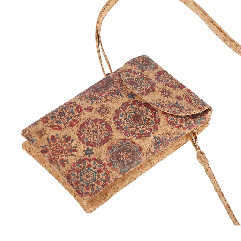 Custom Wholesale New Small Ladies Shoulder Pattern Cute Messenger Bags for Girls Cork Crossbody Bag