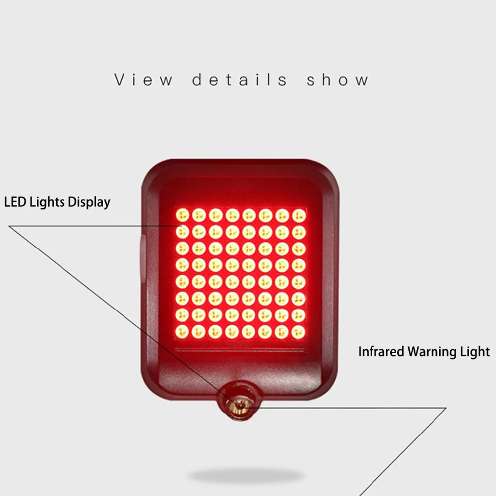 top design new bicycle tail light with alarm and gravity sensor