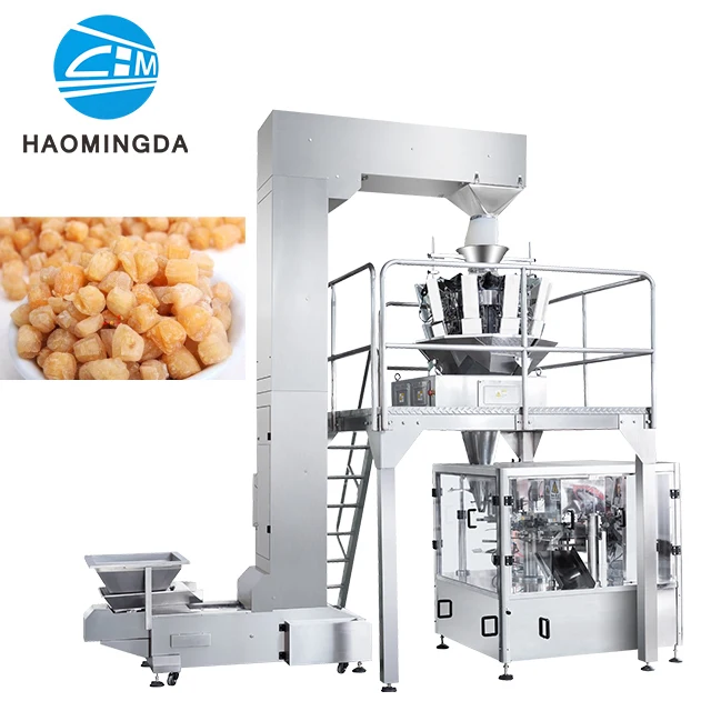 Fully Automatic Dried Scallops Rotary Packaging Machine  Factory Directly Selling