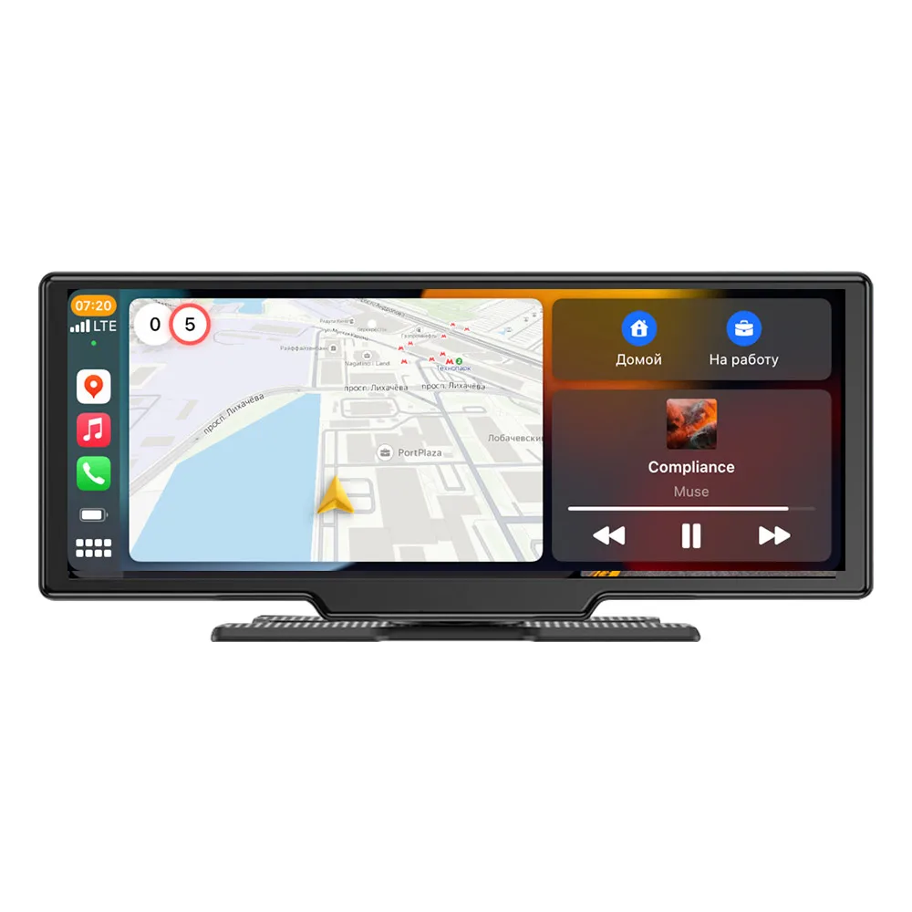 SUNWAYI Carplay 4K 1080P Reverse 10.26 inch Camera Portable Touch Screen Car Play Radio Audio Receiver