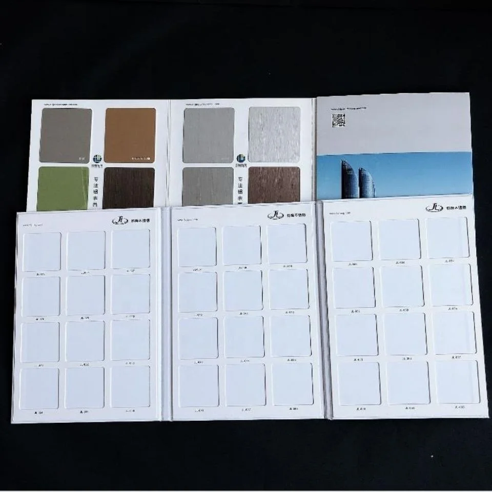 Custom Color Card Display Chart Book, PVC door/ window,steel,aluminium and timber ones Sample Folder Display Book