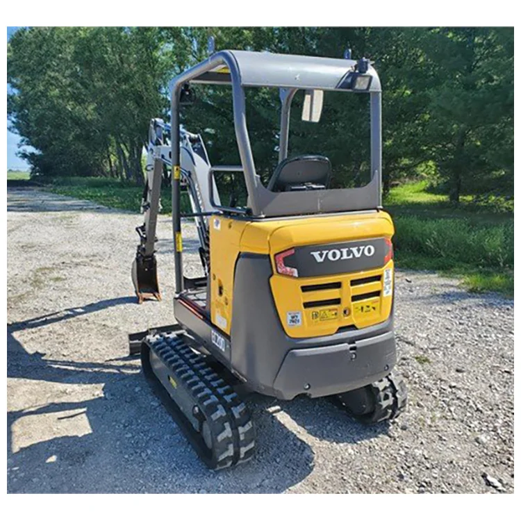 Used Mini Excavator VOLVO EC18D original  EC18 EC20 EC15 Minil Digger 15 18 20 25 27 Small Excavator for sale