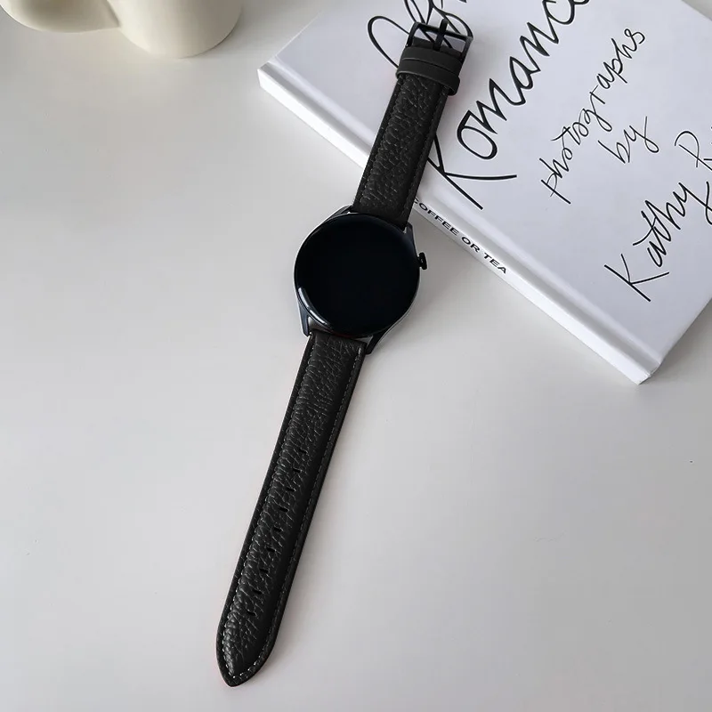 New Style Leather Watch Band for Samsung Galaxy Watch5 Retro Green Band for Samsung Watch4 20mm 22mm