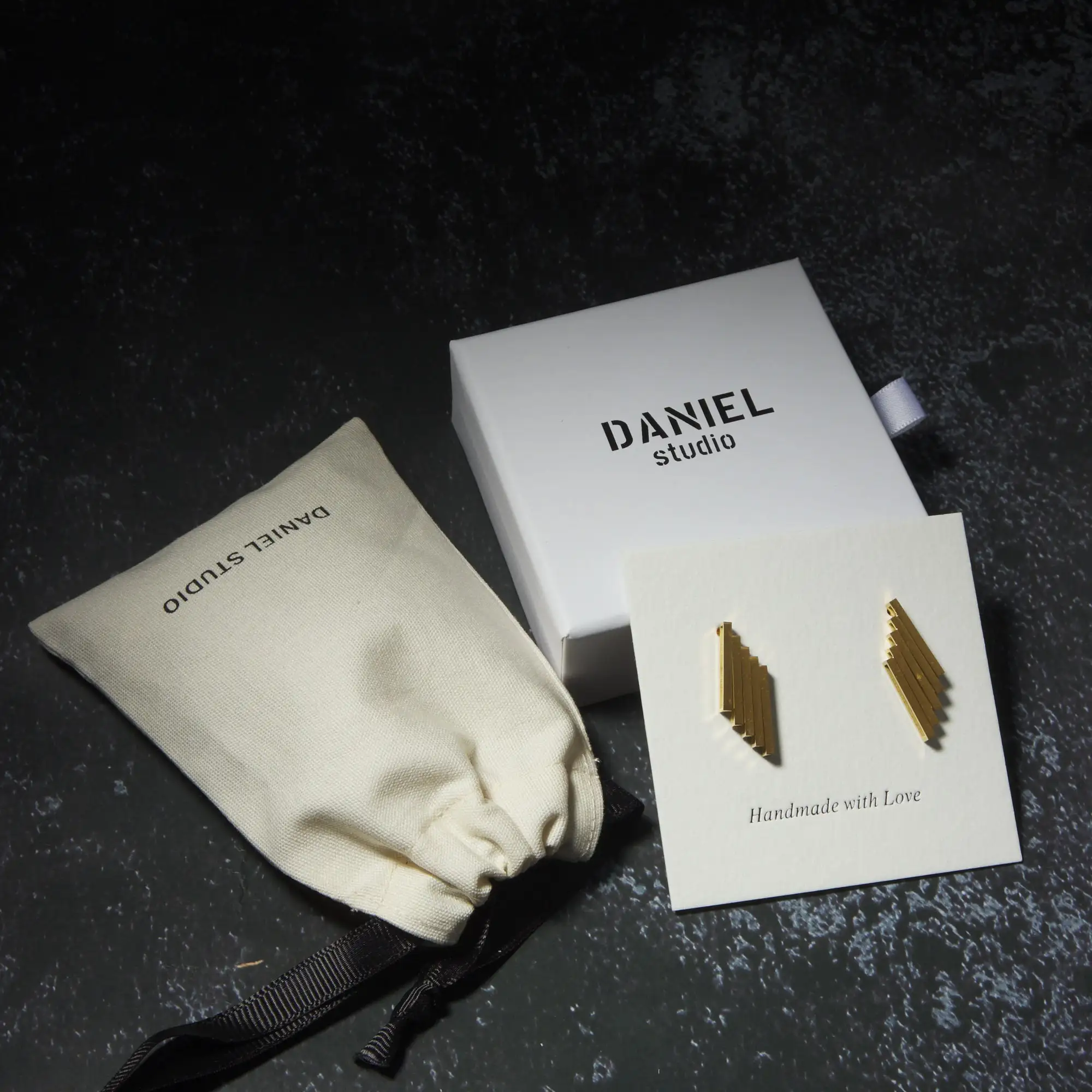 Custom personalized logo drawstring ribbon dusty pouch jewelry canvas cotton gift bag with ribbon