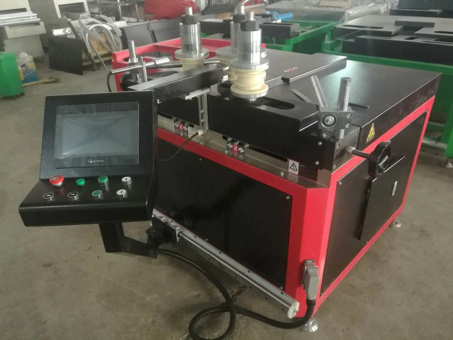 High Thrust CNC Metal  LED Circle Curtain Rail Aluminum Roll Bending Machine