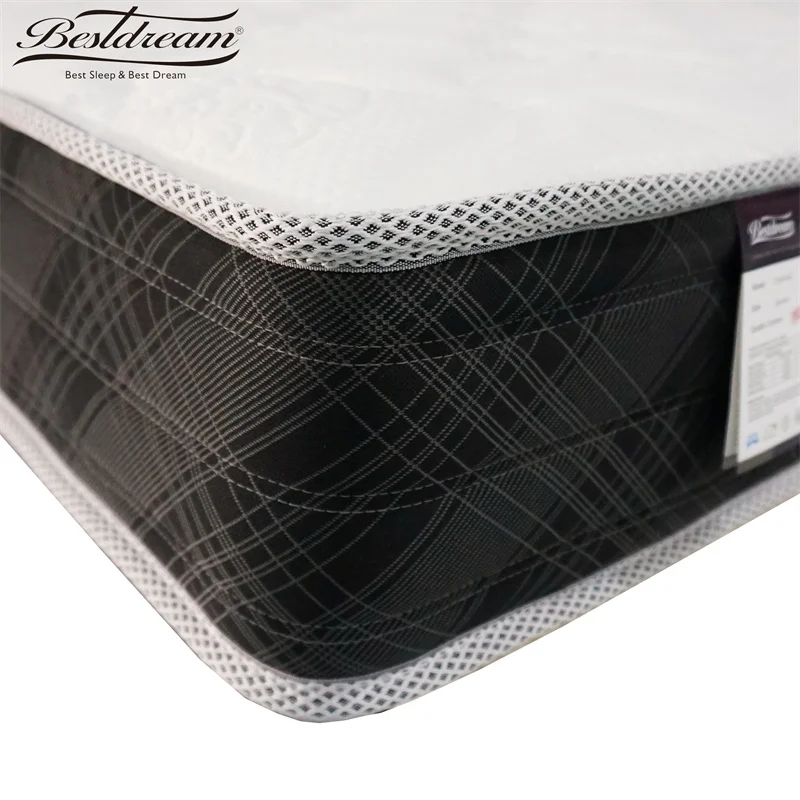 10 Year Warranty Wholesale Mattress Compress Cheap Sleep Well Good 5 Zone Dual Pocket Spring Bedroom Mattress