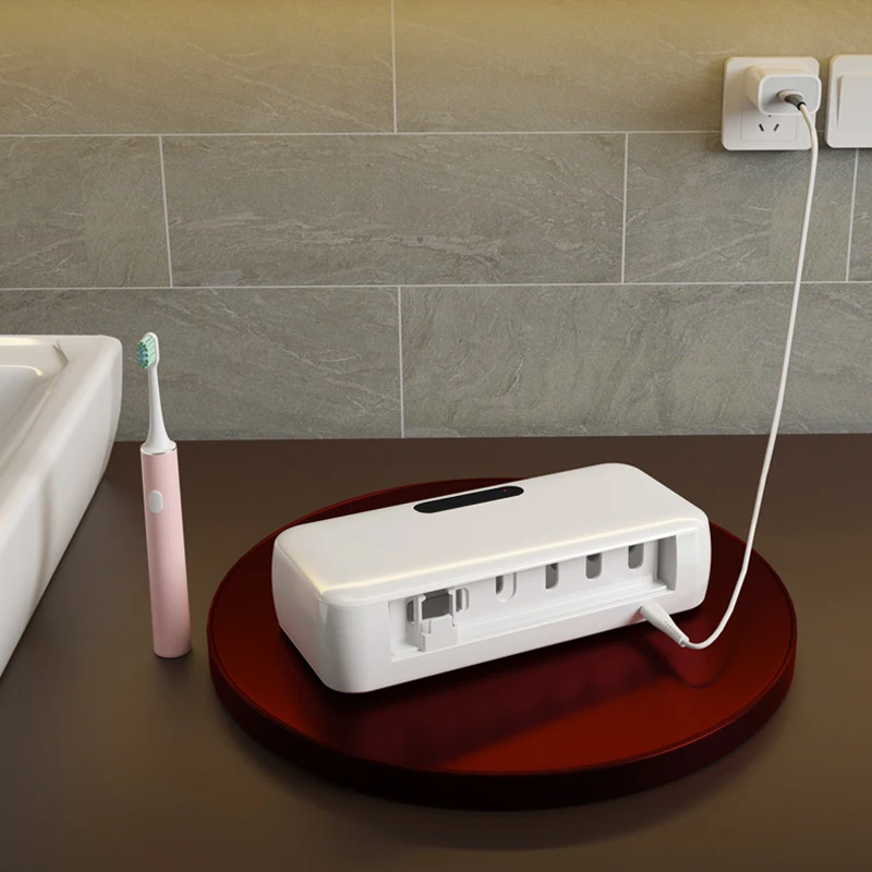 2022 new trending KC battery Air Drying Time Display home using smart toothbrush sterlizer  CE FCC EPA