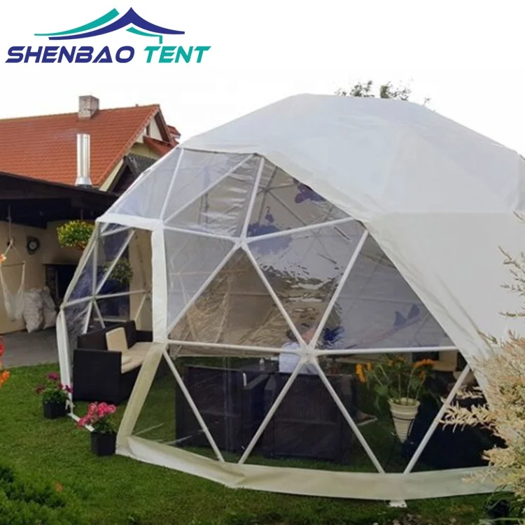 Good Quality Hotel Tent Resort Luxury PVC Waterproof Geodesic Igloo Prefabricated glamping Dome House Tent