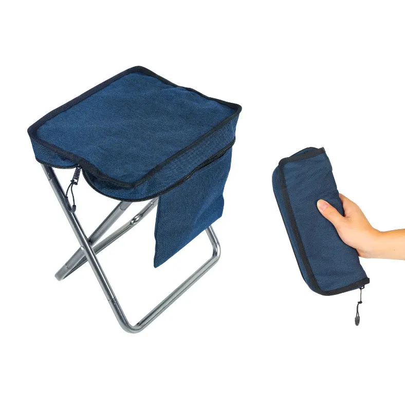 Outdoor picnic camping aluminum alloy folding chair stool portable  bench fishing