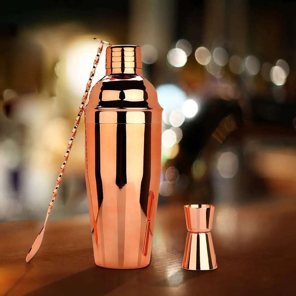 2022 New High Quality Cocktail Shakers Set 16 Pieces 24Oz/750Ml Boston Shaker Stainless Steel Bar Tools Set