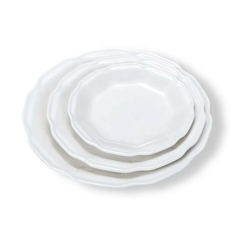 Продажа с завода, пластиковая тарелка для супа, китайская посуда, хорошие цены, тарелки для супа в форме цветка, блюда