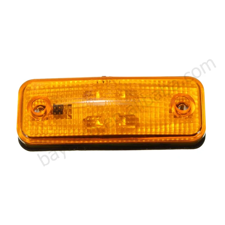 1*pcs HST-20162 3 inch 4 LED Truck Tail Light Warning Lights Sides Marker Trailer Light Emark Cert Rear Lamp