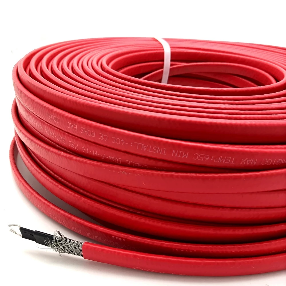 Minco Heat Wholesale14mm Self Regulating Heating Cable Snow Melting Pipe Anti-Freeze Protection Roof Deicing Warm Wire