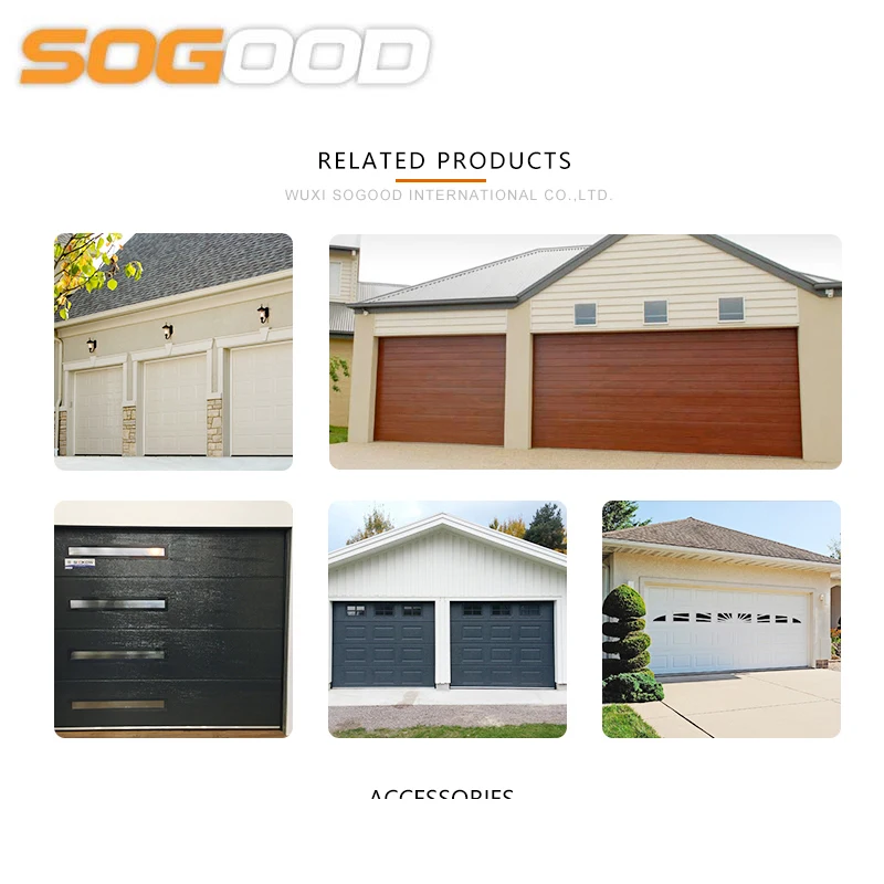 40mm thickness sandwich panel sectional insulated sectional garage door panel