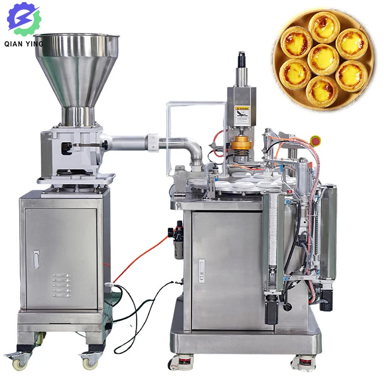 Commercial Electric Automatic Cookmatic Tartlet Maker Mini Egg Tart Shell Pie Crust Pressing Machinery Egg Tart Machine