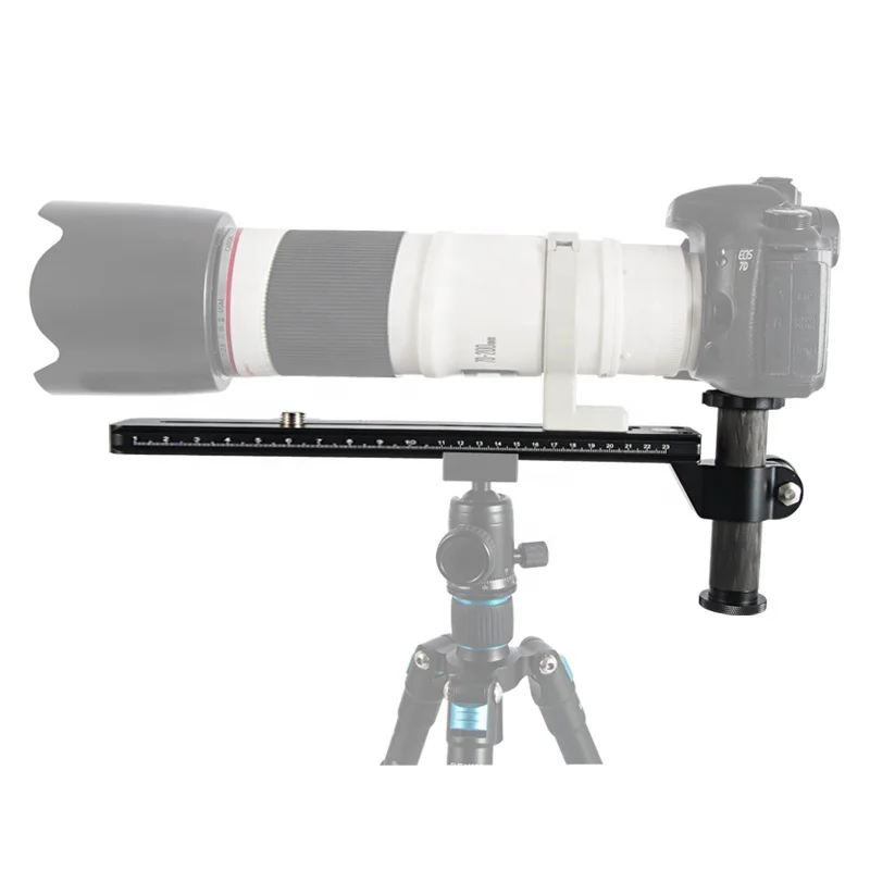 BEXIN tripod accessories high quality professional 400mm long focal lens bracket compatible with Manfrotto tripod fluid head