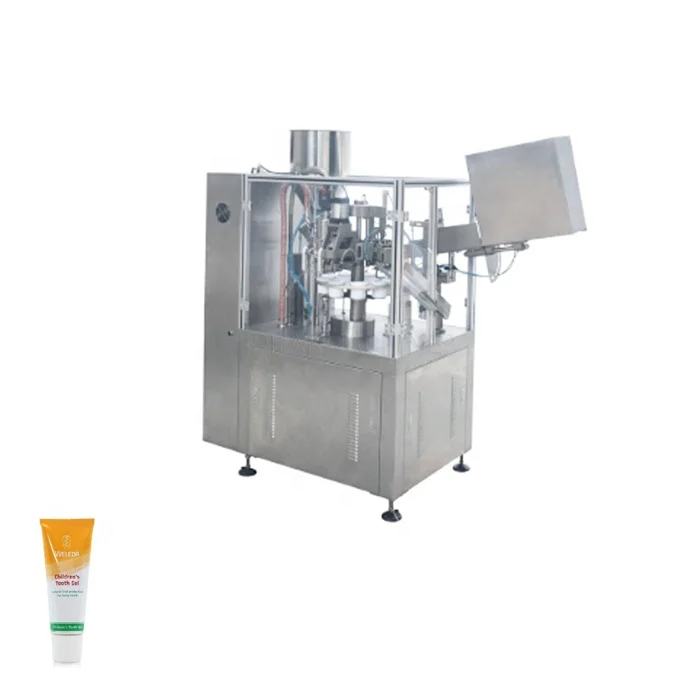 HIGEE plastic tube filling sealing machine hand cream soft tube bottling machine line