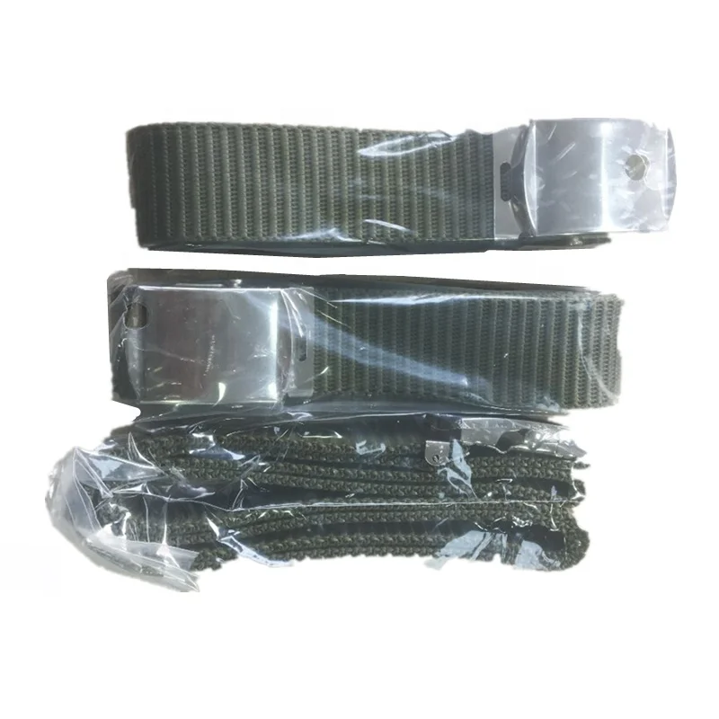 YAKEDA Olive Duty Utility Army Green Tactical Inner Belt with Metal Buckle