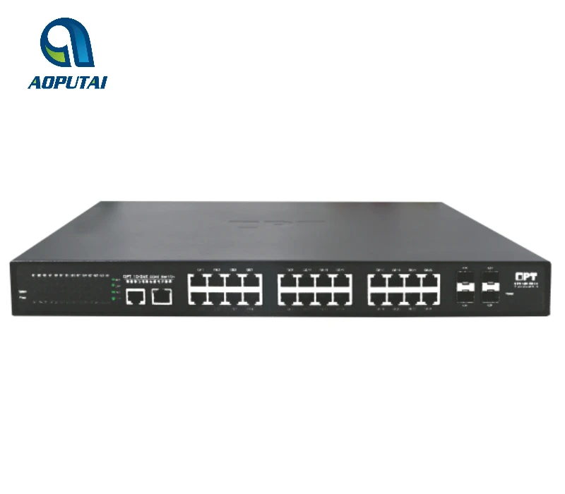 24 Port 48 Port CCTV Gigabit Ethernet Switch