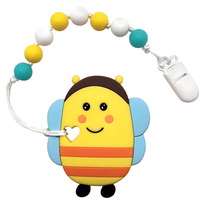 
Original Bee Design Baby Teether Cute Animal Silicone Teether For Baby Teething 